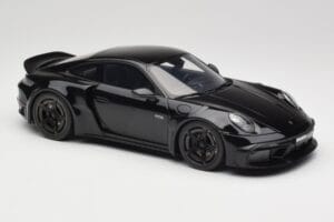 Porsche 911 992 Brabus 900 Rocket-R Obsidian Black GT Spirit 1:18 GT502 Hars — afbeelding 4 van 6