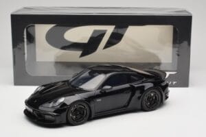 Porsche 911 992 Brabus 900 Rocket-R Obsidian Black GT Spirit 1:18 GT502 Hars — afbeelding 6 van 6