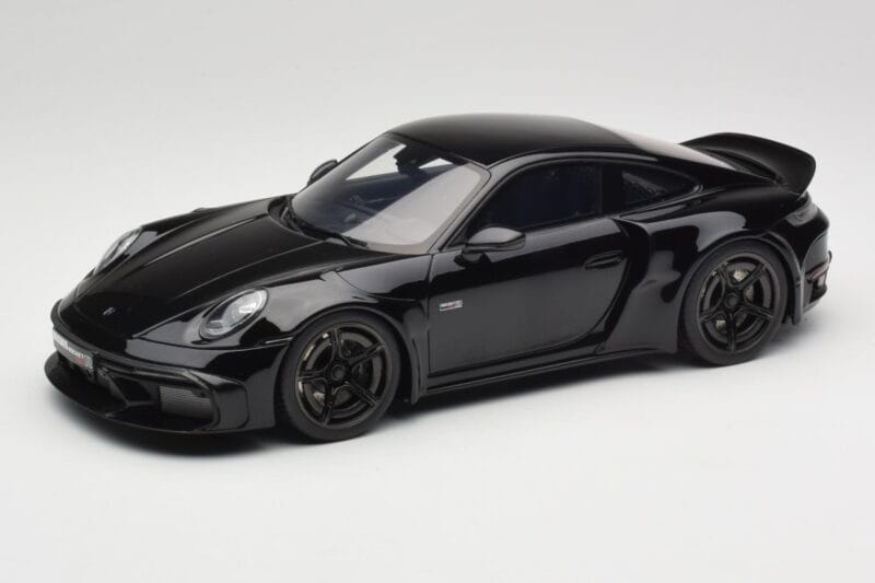 Porsche 911 992 Brabus 900 Rocket-R Obsidian Black GT Spirit 1:18 GT502 Hars