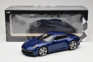 Porsche 911 992 Carrera 4S Blue Metallic Minichamps 1:18 153067327 Metaal — afbeelding 6 van 6