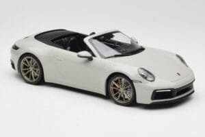 Porsche 911 992 Carrera 4S Cabriolet Grijs Minichamps 1:18 155067335 Metaal — afbeelding 4 van 6