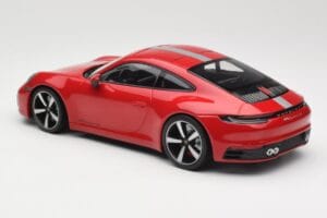 Porsche 911 992 Carrera 4S Carmine Red Minichamps 1:18 155067326 Metaal — afbeelding 5 van 6