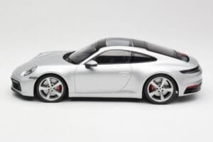 Porsche 911 992 Carrera 4S Zilver Minichamps 1:18 155067322 Metaal — afbeelding 3 van 6