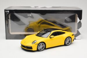Porsche 911 992 Carrera 4S Geel Minichamps 1:18 155067320 Metaal — afbeelding 6 van 6