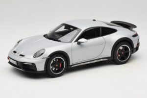 Porsche 911 992 Dakar Ice Grey Metallic Norev 1:18 187242 Metaal