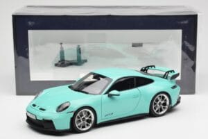 Porsche 911 992 GT3 Mint Groen Norev 1:18 187316 Metaal — afbeelding 8 van 8