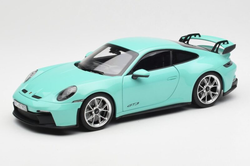 Porsche 911 992 GT3 Mint Groen Norev 1:18 187316 Metaal