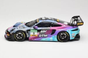 Porsche 911 992 GT3 R Team WRT #9 T. Heinemann DTM 2023 Minichamps 1:18 113236309 Metaal — afbeelding 4 van 8