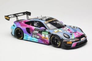 Porsche 911 992 GT3 R Team WRT #9 T. Heinemann DTM 2023 Minichamps 1:18 113236309 Metaal — afbeelding 6 van 8