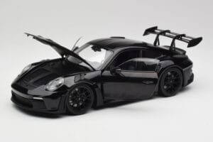 Porsche 911 992 GT3 RS Zwart & Zwarte Velgen Concept Minichamps 1:18 911992003 Metaal — afbeelding 2 van 8