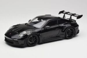 Porsche 911 992 GT3 RS Zwart & Zwarte Velgen Concept Minichamps 1:18 911992003 Metaal