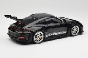 Porsche 911 992 GT3 RS Zwart Met Zilveren Velgen Minichamps 1:18 155062231 Metaal — afbeelding 2 van 6