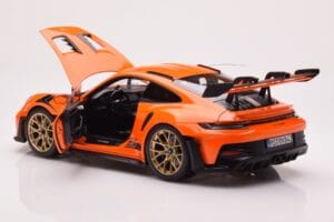 Porsche 911 992 GT3 RS Gulf Oranje Norev 1:18 187360 Metaal — afbeelding 5 van 8
