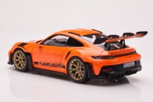 Porsche 911 992 GT3 RS Gulf Oranje Norev 1:18 187360 Metaal — afbeelding 7 van 8