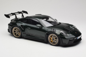 Porsche 911 992 GT3 RS Jet Green Metallic Black Norev 1:12 127532 Metaal — afbeelding 4 van 6