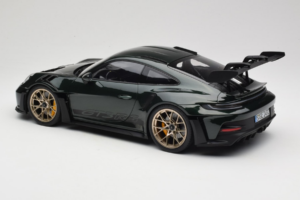 Porsche 911 992 GT3 RS Jet Green Metallic Black Norev 1:12 127532 Metaal — afbeelding 5 van 6