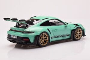 Porsche 911 992 GT3 RS Mint Groen Norev 1:18 187362 Metaal — afbeelding 3 van 8
