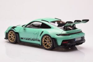 Porsche 911 992 GT3 RS Mint Groen Norev 1:18 187362 Metaal — afbeelding 7 van 8