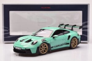 Porsche 911 992 GT3 RS Mint Groen Norev 1:18 187362 Metaal — afbeelding 8 van 8