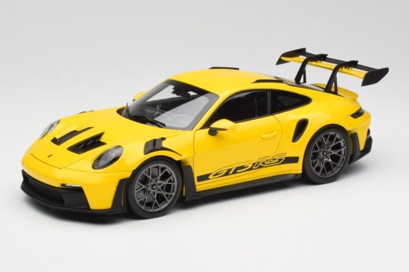 Porsche 911 992 GT3 RS Racing Geel Norev 1:18 WAP0212810RGT3 Metaal
