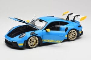 Porsche 911 992 GT3 RS Shark Blauw & Geel Decor Concept Minichamps 1:18 911992001 Metaal — afbeelding 2 van 8