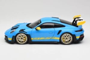 Porsche 911 992 GT3 RS Shark Blauw & Geel Decor Concept Minichamps 1:18 911992001 Metaal — afbeelding 4 van 8