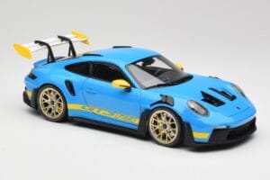 Porsche 911 992 GT3 RS Shark Blauw & Geel Decor Concept Minichamps 1:18 911992001 Metaal — afbeelding 6 van 8
