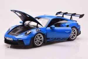 Porsche 911 992 GT3 RS Sharkblue Norev 1:18 187358 Metaal — afbeelding 2 van 8