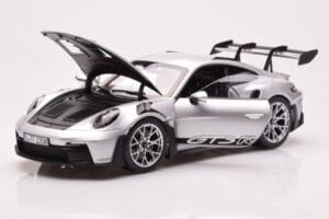 Porsche 911 992 GT3 RS Zilver Metallic Norev 1:18 187357 Metaal — afbeelding 2 van 8