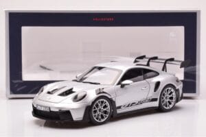 Porsche 911 992 GT3 RS Zilver Metallic Norev 1:18 187357 Metaal — afbeelding 8 van 8