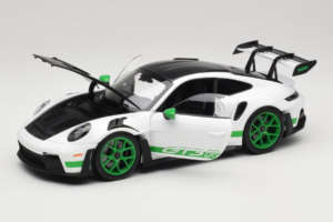 Porsche 911 992 GT3 RS Tribute to Carrera RS White Python Green Norev 1:18 187372 Metaal — afbeelding 2 van 8