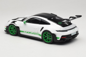 Porsche 911 992 GT3 RS Tribute to Carrera RS White Python Green Norev 1:18 187372 Metaal — afbeelding 7 van 8