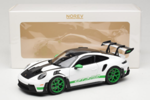Porsche 911 992 GT3 RS Tribute to Carrera RS White Python Green Norev 1:18 187372 Metaal — afbeelding 8 van 8