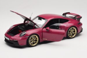 Porsche 911 992 GT3 Ruby Star Neo Norev 1:18 187381 Metaal — afbeelding 2 van 8