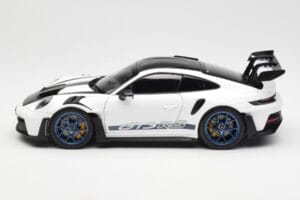 Porsche 911 992 GT3 Weissach Package Wit & Indigo Blauw Norev 1:18 187353 Metaal — afbeelding 4 van 8