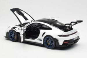 Porsche 911 992 GT3 Weissach Package Wit & Indigo Blauw Norev 1:18 187353 Metaal — afbeelding 5 van 8