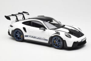 Porsche 911 992 GT3 Weissach Package Wit & Indigo Blauw Norev 1:18 187353 Metaal — afbeelding 6 van 8