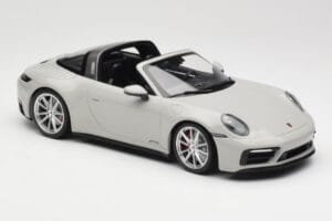 Porsche 911 992 Targa 4 GTS Grijs Minichamps 1:18 155061064 Metaal — afbeelding 4 van 6