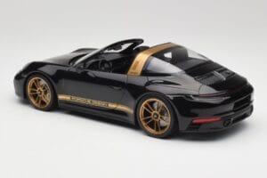 Porsche 911 992 Targa Porsche Design Zwart & Goud Concept Minichamps 1:18 PORSCHE001 Metaal — afbeelding 5 van 6
