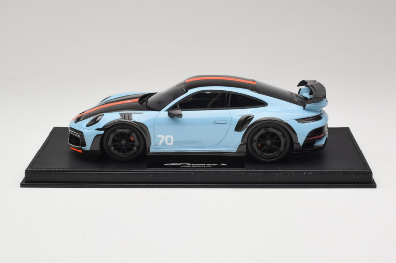 Porsche 911 992 TechArt GTstreet R Gulf Blue TechArt 1:18 REMC010 Hars