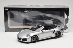 Porsche 911 992 Turbo S Cabriolet Zilver Minichamps 1:18 155069082 Metaal — afbeelding 6 van 6