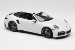 Porsche 911 992 Turbo S Cabriolet White Metallic Minichamps 1:18 155069080 Metaal — afbeelding 4 van 6