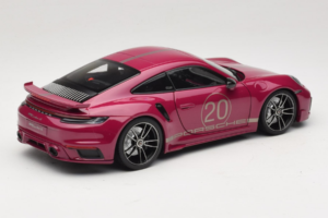 Porsche 911 992 Turbo S Coupe Sport Design Rood Minichamps 1:18 113069075 Metaal — afbeelding 3 van 8