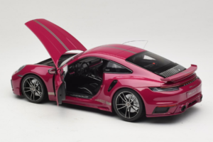 Porsche 911 992 Turbo S Coupe Sport Design Rood Minichamps 1:18 113069075 Metaal — afbeelding 5 van 8