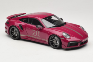 Porsche 911 992 Turbo S Coupe Sport Design Rood Minichamps 1:18 113069075 Metaal — afbeelding 6 van 8