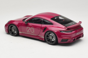 Porsche 911 992 Turbo S Coupe Sport Design Rood Minichamps 1:18 113069075 Metaal — afbeelding 7 van 8