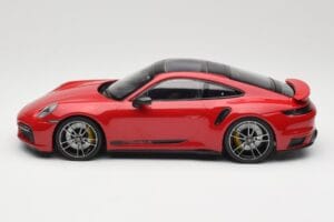 Porsche 911 992 Turbo S Rood Minichamps 1:18 155069070 Metaal — afbeelding 3 van 6