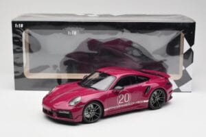 Porsche 911 992 Turbo S met Sport Design Package Rood Minichamps 1:18 155069172 Metaal — afbeelding 6 van 6