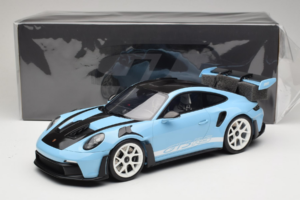 Porsche 911 992.1 GT3 RS Gulf Blue GT Spirit 1:12 GT497 Hars — afbeelding 6 van 6
