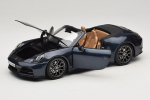 Porsche 911 992.2 Carrera Cabriolet Yachting Blue Norev 1:18 187180 Metaal — afbeelding 2 van 8